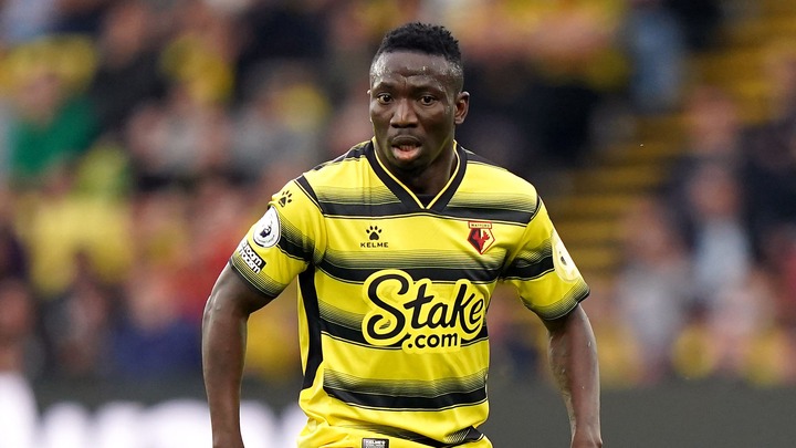 Peter Etebo: On-loan Watford midfielder faces four to five months out with  torn quad muscle | Football News | Sky Sports