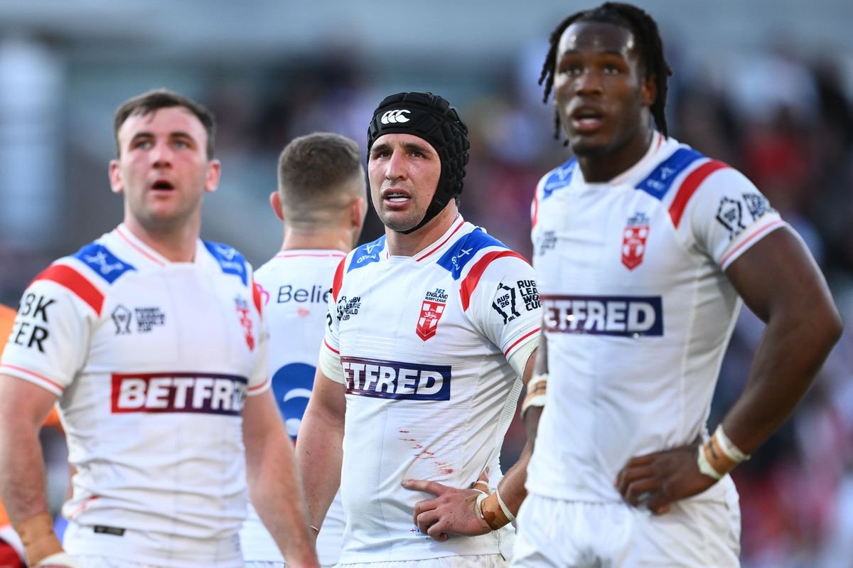 England's hopes of qualifying for the semi finals were dashed on game one