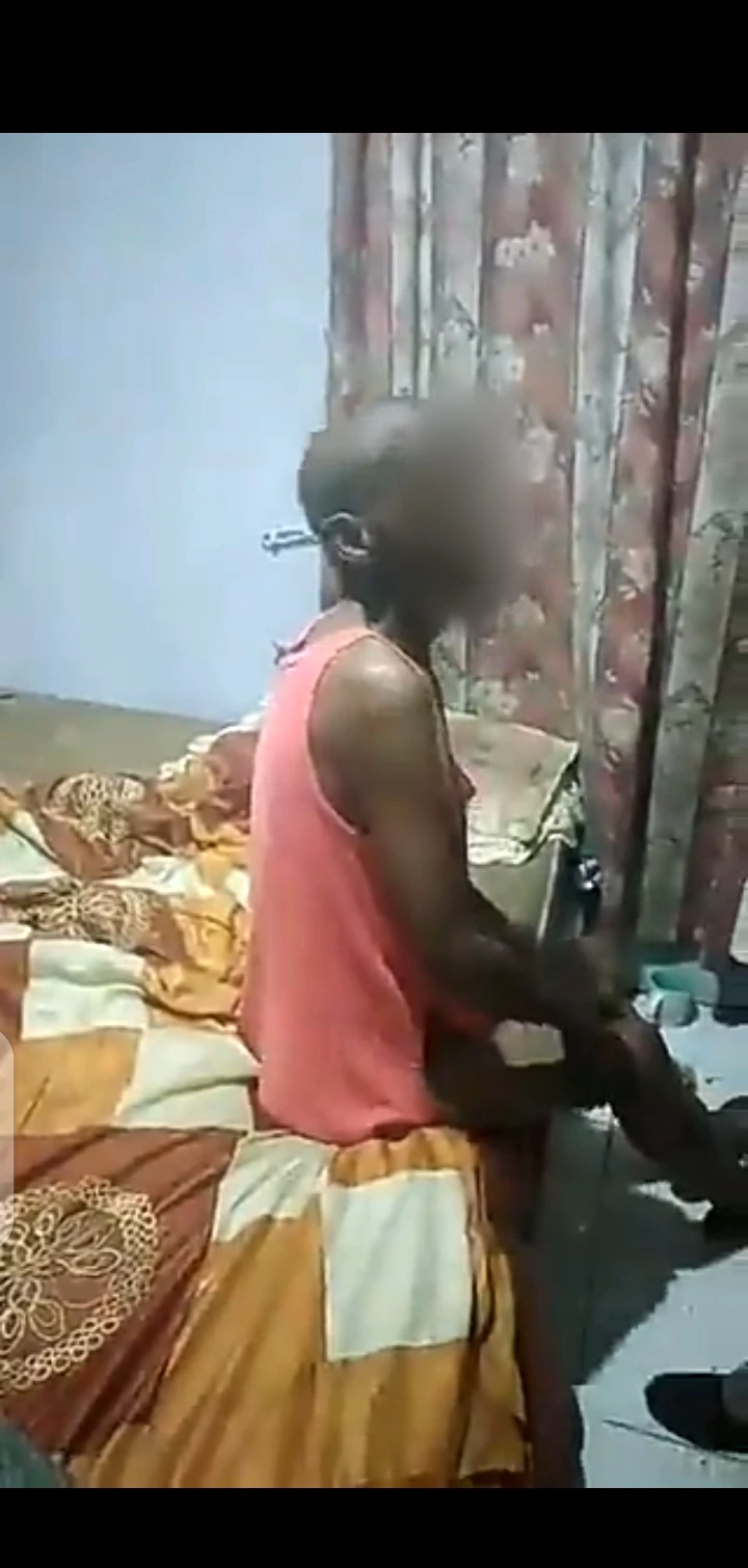 Social media set on fire after a video of an old man caught with a young girl in his room