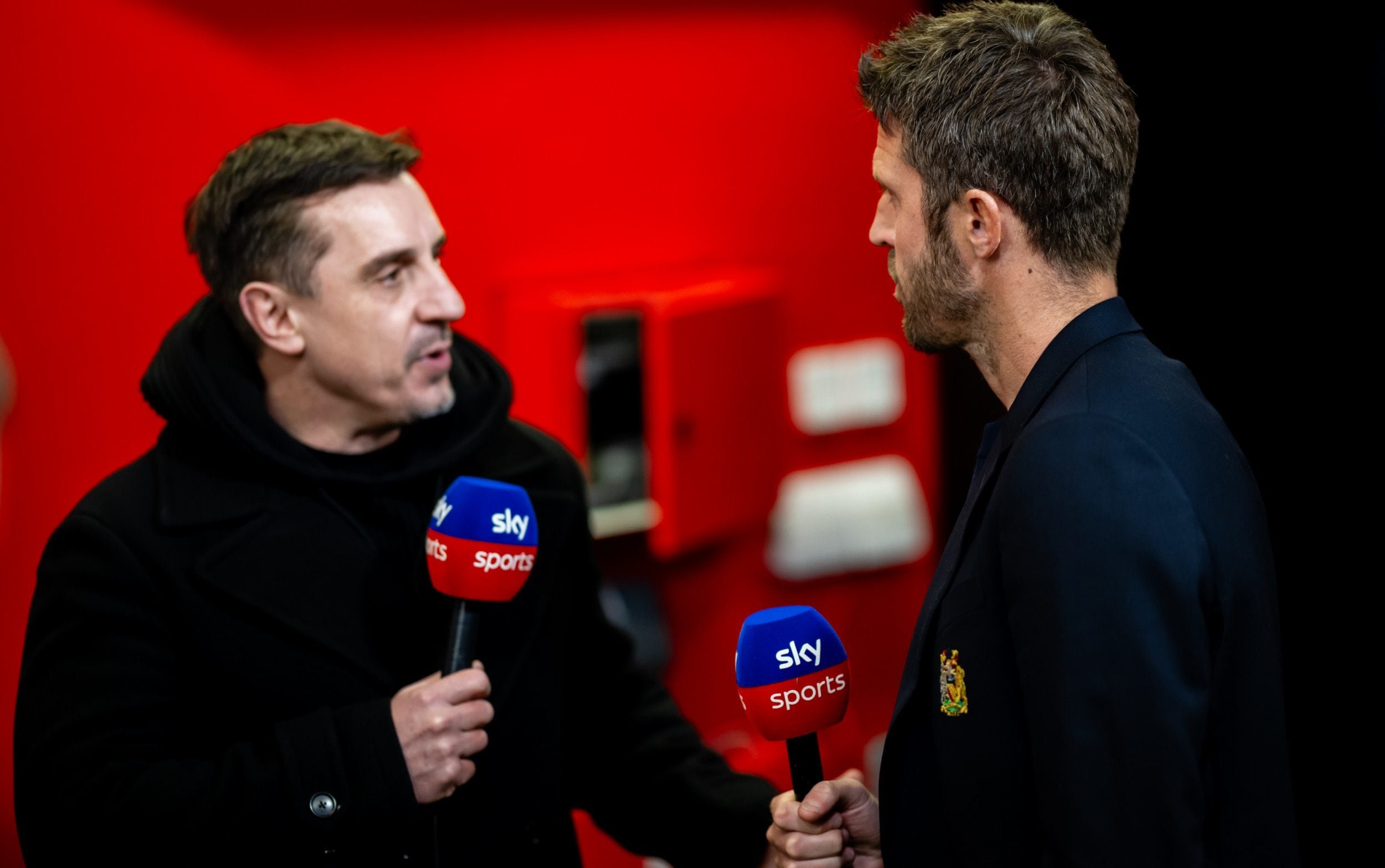 Michael Carrick has stood by his players who have been criticised by Gary Neville this week