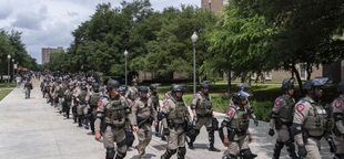 Fact Check: National Guard soldiers were not called to address Israel-Hamas war protest at Texas university