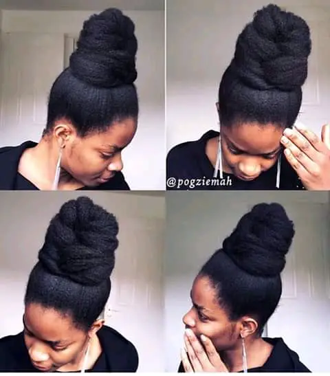 Beautiful ways you can wrap natural hair to look stunning (photos)