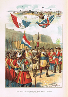 The Dutch surrender New Amsterdam by Henry Alexander Ogden 