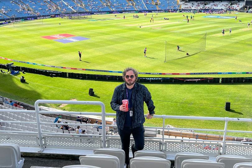 Our What’s On Editor Craig Jones enjoying the ICC Women’s T20 World Cup (WT20WC) in Leeds at Headingley Stadium