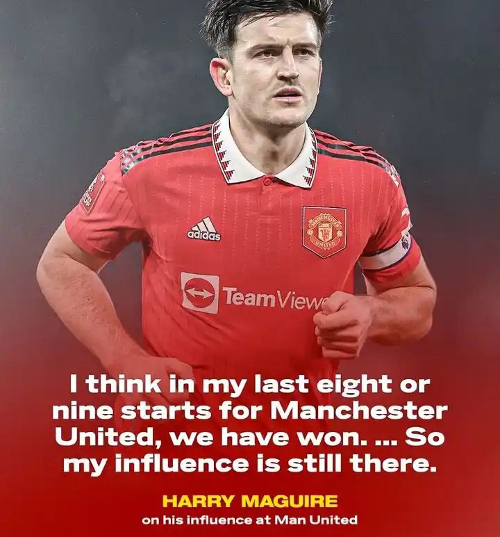 My Influence is Still There - Maguire Speaks on Winning Matches He Played for Manchester United