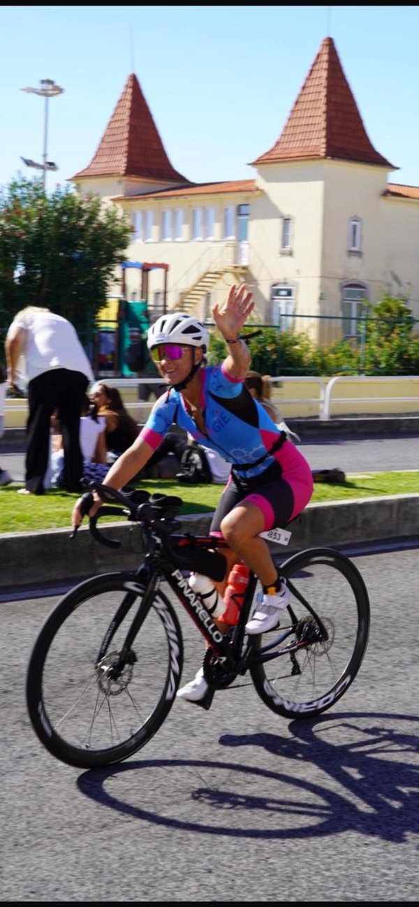 Nelly Laloubère, une sportive accomplie qui vient de boucler son premier Ironman.