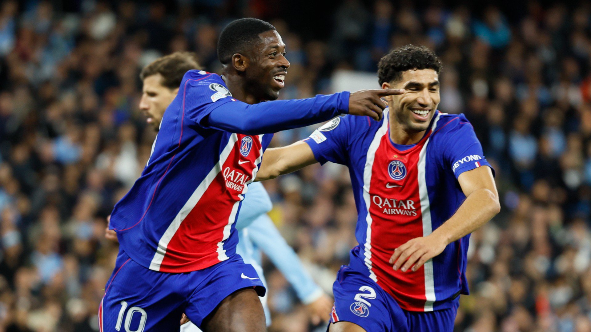 ‘I might take another vacation’, quips Dembele after PSG overwhelm Man City