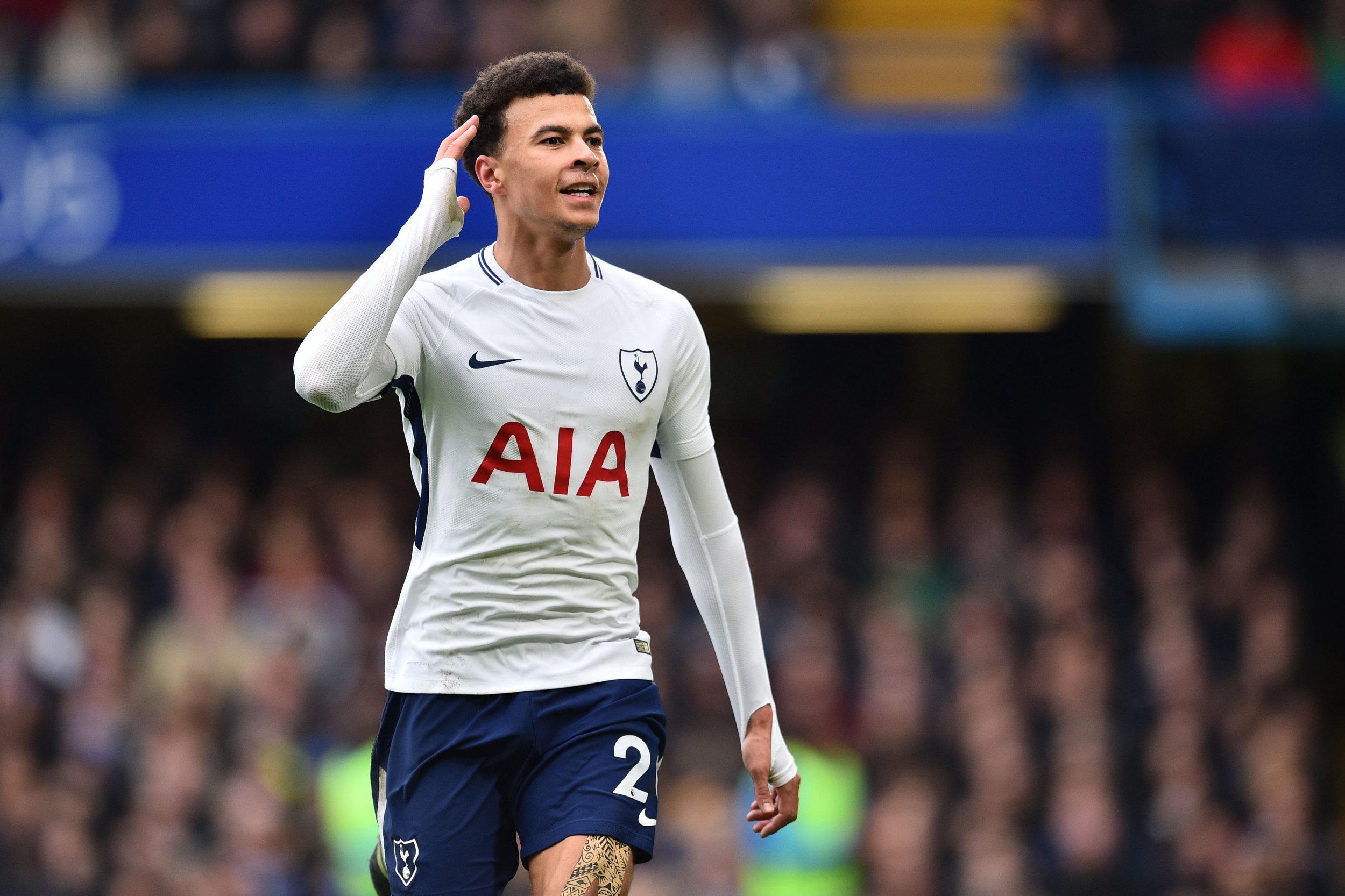 Dele Alli scored in Tottenham’s last win over Chelsea at Stamford Bridge (AFP/Getty Images)