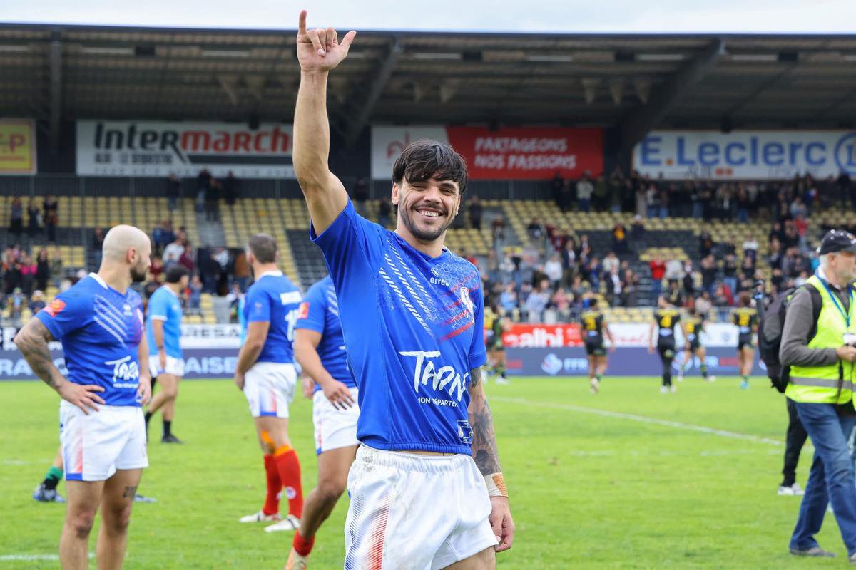 Léo Darrélatour est l’ovni du groupe France pour la Coupe du monde de rugby à XIII en Australie.