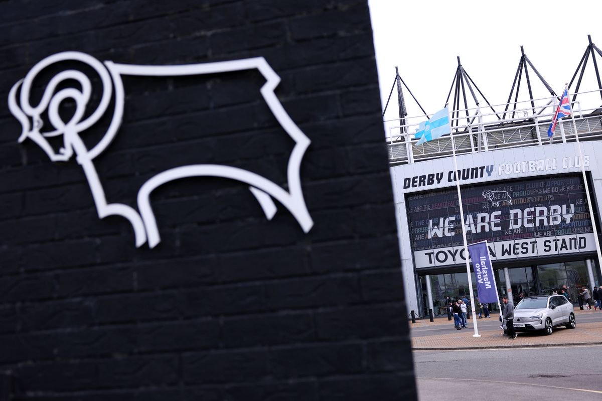 A general view of Derby County's Pride Park Stadium