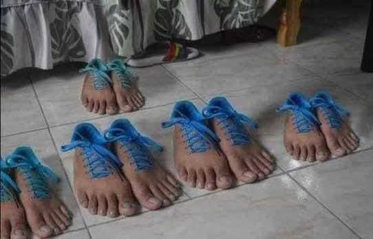 Netizens react as photos of human-feet shoes pops up 2