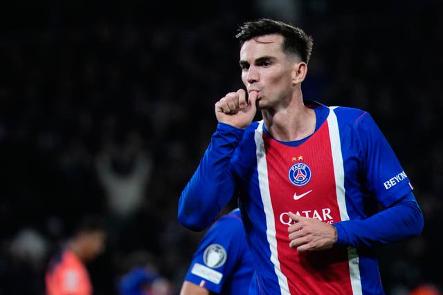 Fabian Ruiz scored PSG's fourth goal