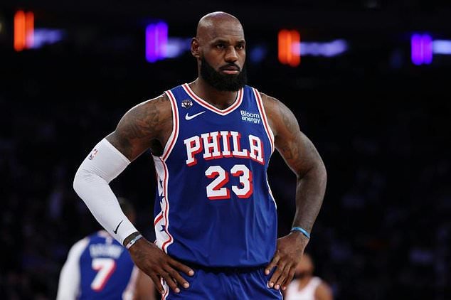 NBA superstar LeBron James joined the Philadelphia 76ers earlier this year