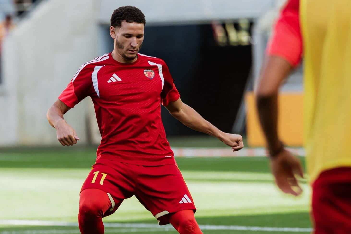Adil Bourabaa, joueur du Mans FC.