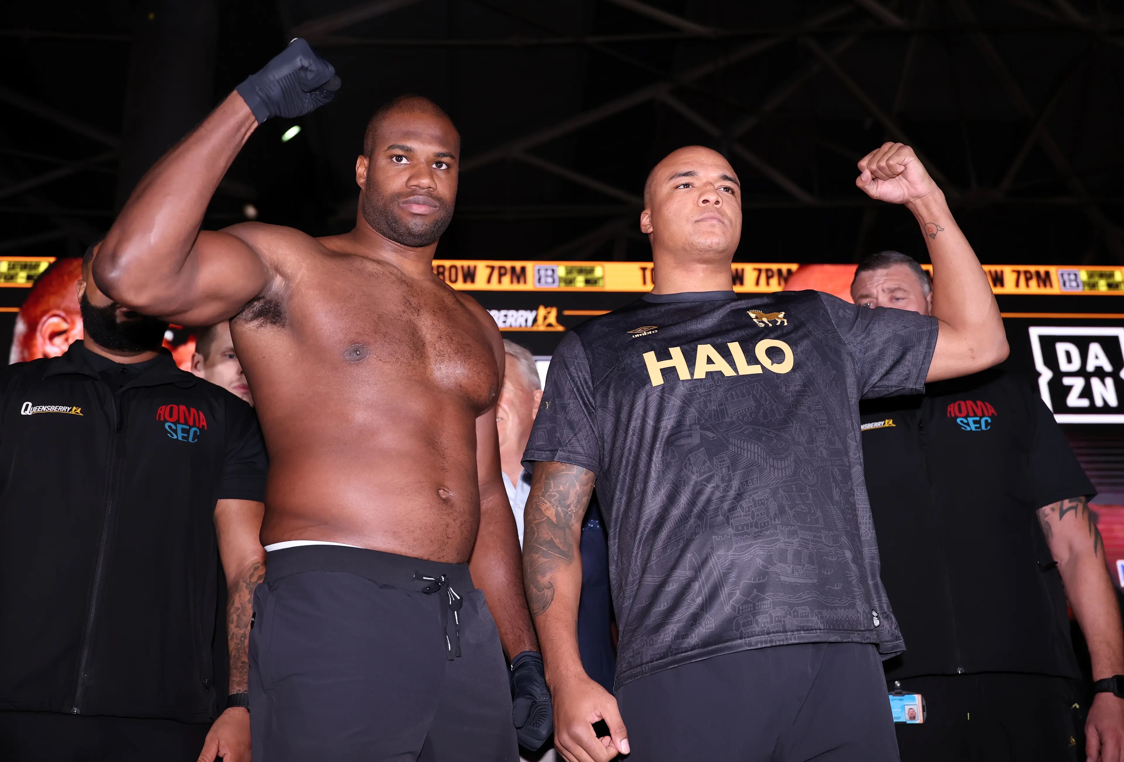 Daniel Dubois and Fabio Wardley are set to fight for the second time on Saturday night. (Image: Getty Images)