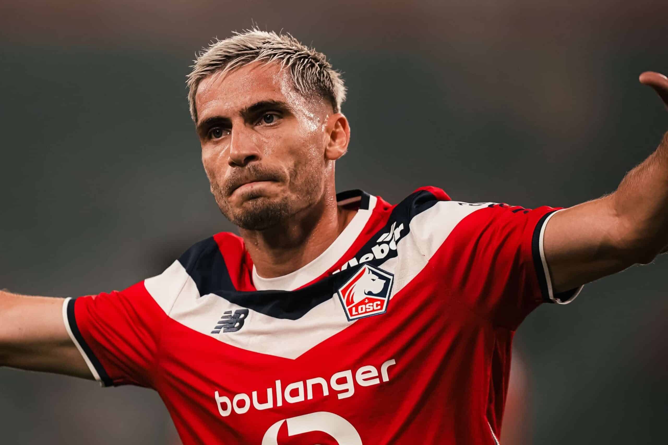 Romain Perraud, latéral gauche du LOSC.