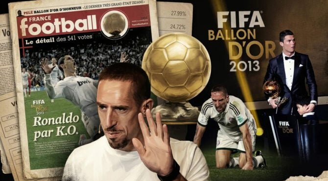Ribéry Ballon d’Or 2013 ? France Football arrive treize ans plus tard