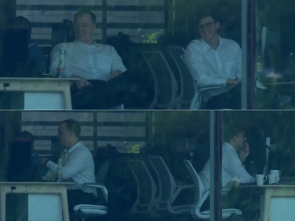 Caught Red-Handed: Office Employees Caught Watching SA vs AUS 3rd Test Live During Work Hours, Their Reaction Goes Viral (VIDEO) | Caught Red-Handed: Office Employees Caught Watching SA vs AUS 3rd Test Live During Work Hours, Their Reaction Goes Viral (VIDEO)