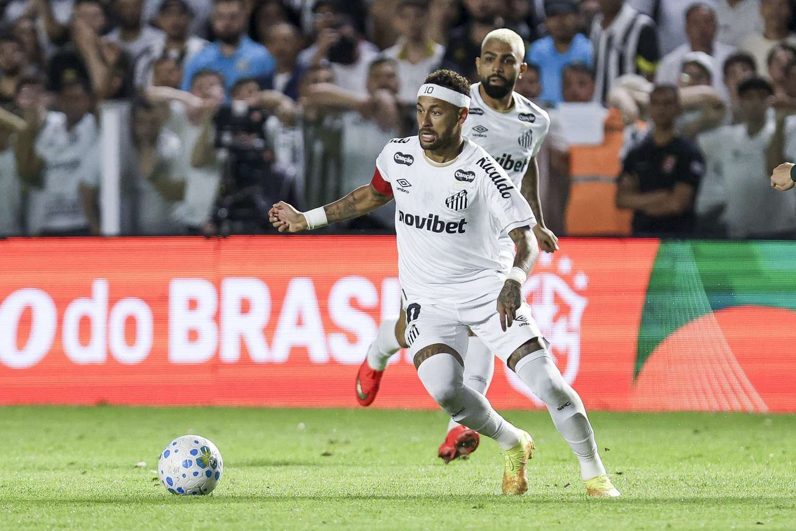 Neymar em Santos x Palmeiras 