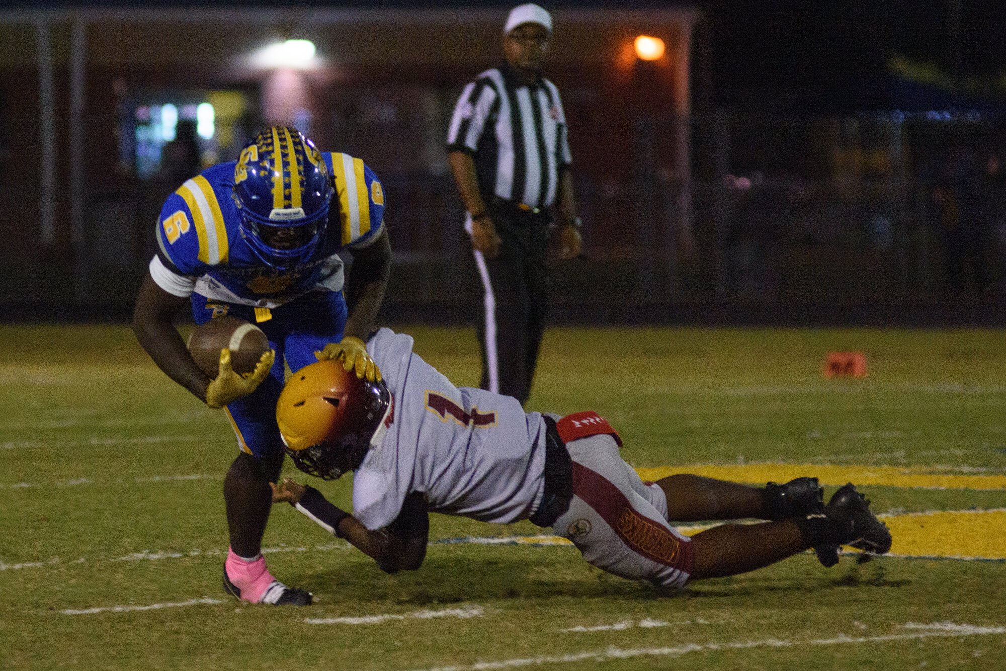 ABIGAIL PITTMAN / THE SUMTER ITEM.Scott’s Branch High School hosts Bethune-Bowman High for a football game on October 16, 2026 in Sumter, SC..