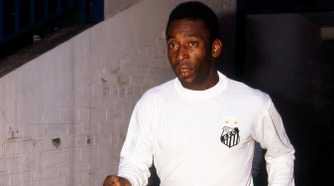 A photo of Pele at Santos.