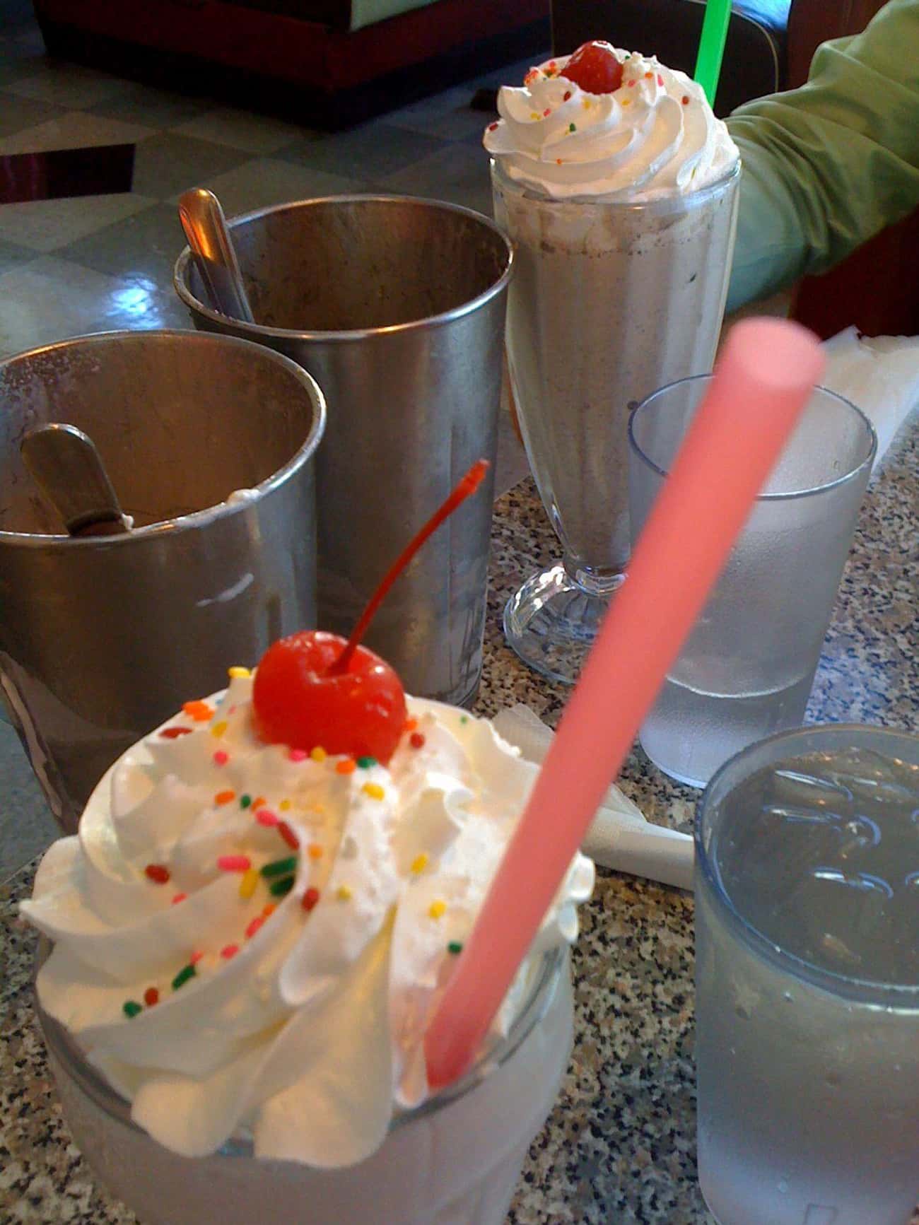 Most Milkshakes Dispensed From Someone's Nose