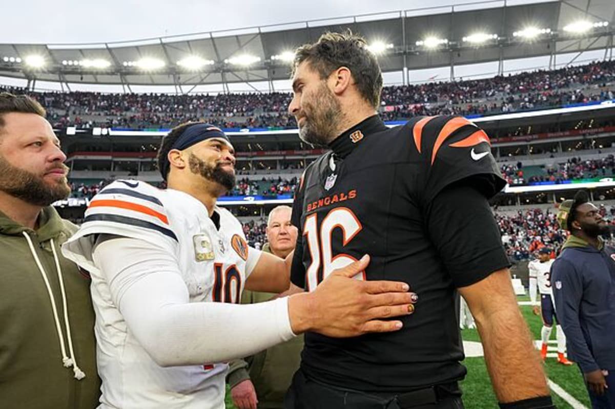 Joe Flacco has offered to pay Caleb Williams' fines as he wears Caddix cleats