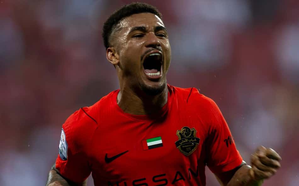 Kauan Santos, revelado nas categorias de base do Palmeiras, hoje joga nos Emirados Arabes