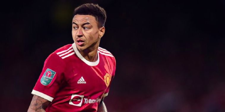 manchester united midfielder jesse lingard in the carabao cup clash against west ham