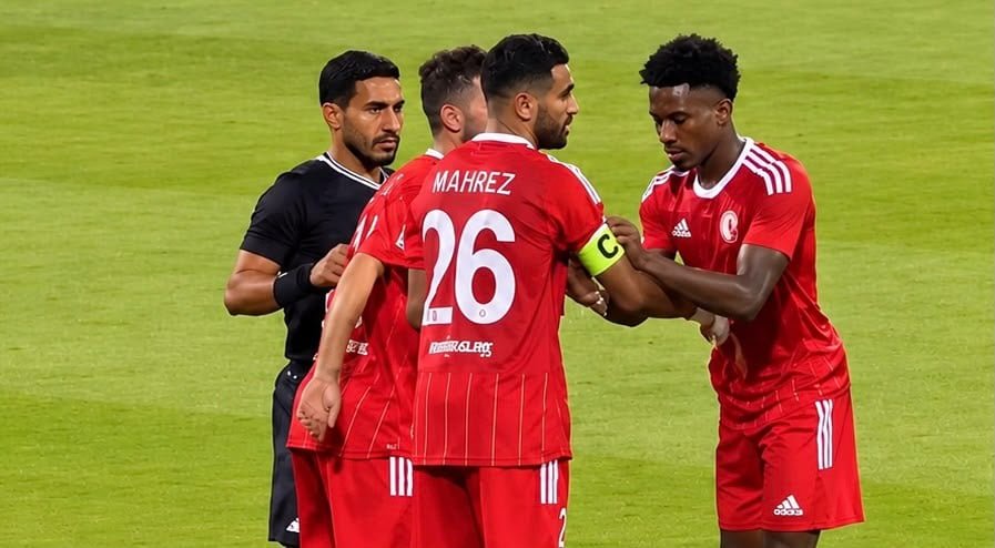 Riyad Mahrez, capitaine dès ses premiers pas avec Al-Shamal ! (Vidéo) - DZfoot
