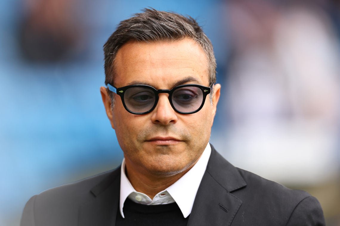Andrea Radrizzani ahead of a clash between Leeds and Newcastle.