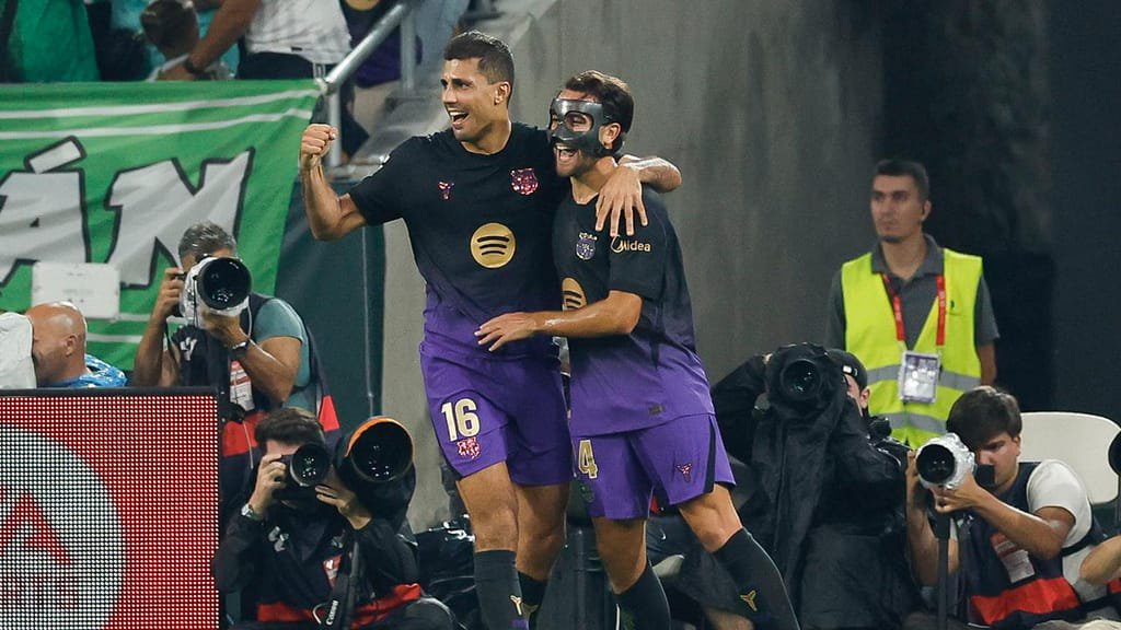 Eric Garcia e Rodri (EPA/JULIO MUNOZ)