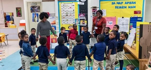 This Boston preschool is teaching children in Creole and English