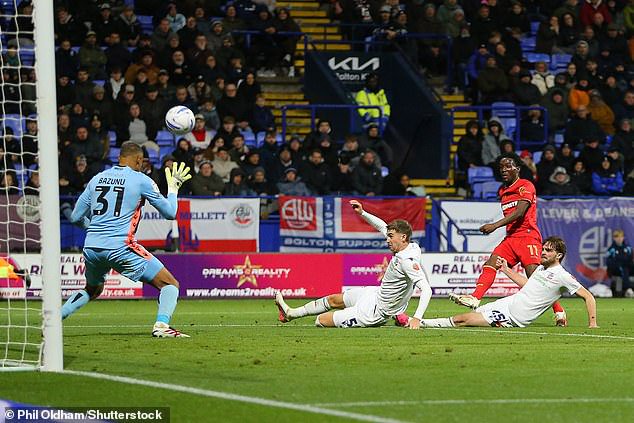 The loan arrival of Brighton winger Amario Cozier-Duberry was described as the ‘icing on the cake’
