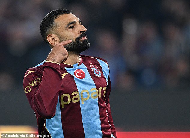 Mohamed Salah has been in prolific form for Trabzonspor since signing from Liverpool