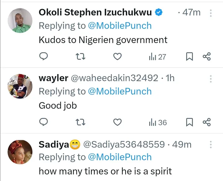 Reactions Deadly Bandits Leader Killed Several People Burnt Down Villages Captured