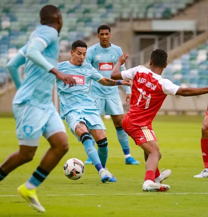 Gaston Sirino netted one of Durban City's goals in the 3-0 CAF Confed Cup clash against AS Port Louis 2000 that took Erik Tinkler's team to the group stages for the first time.