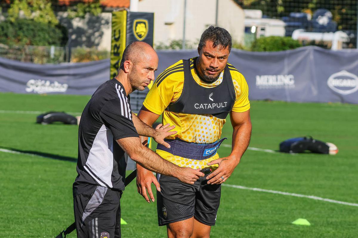 George Moala a enchaîné des courses à l’entraînement ce jeudi.
