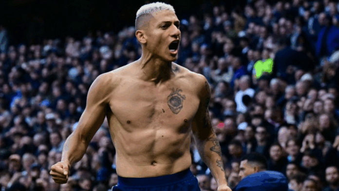 Richarlison gets his name into a dreadful list after his late goal did not give Tottenham the win against Manchester United.