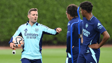 Jack Wilshere during a training session
