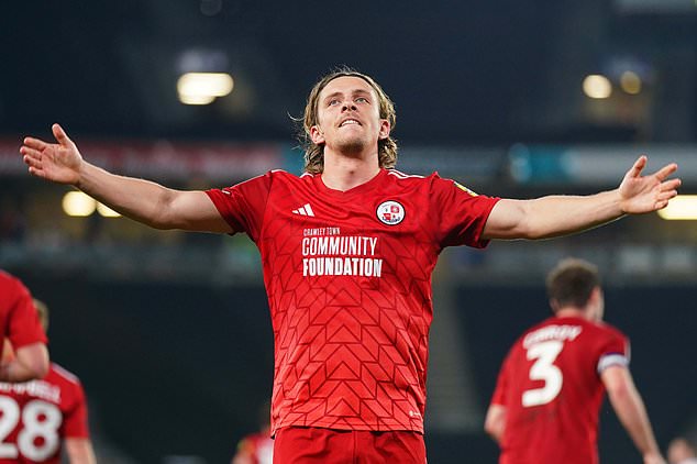 Danilo Orsi was Crawley´s matchwinner (PA)