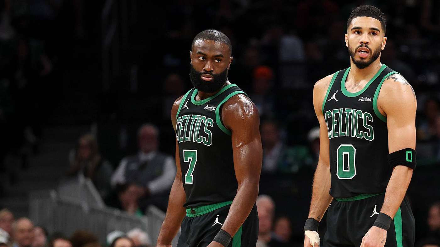 Jaylen Brown & Jayson Tatum Celtics