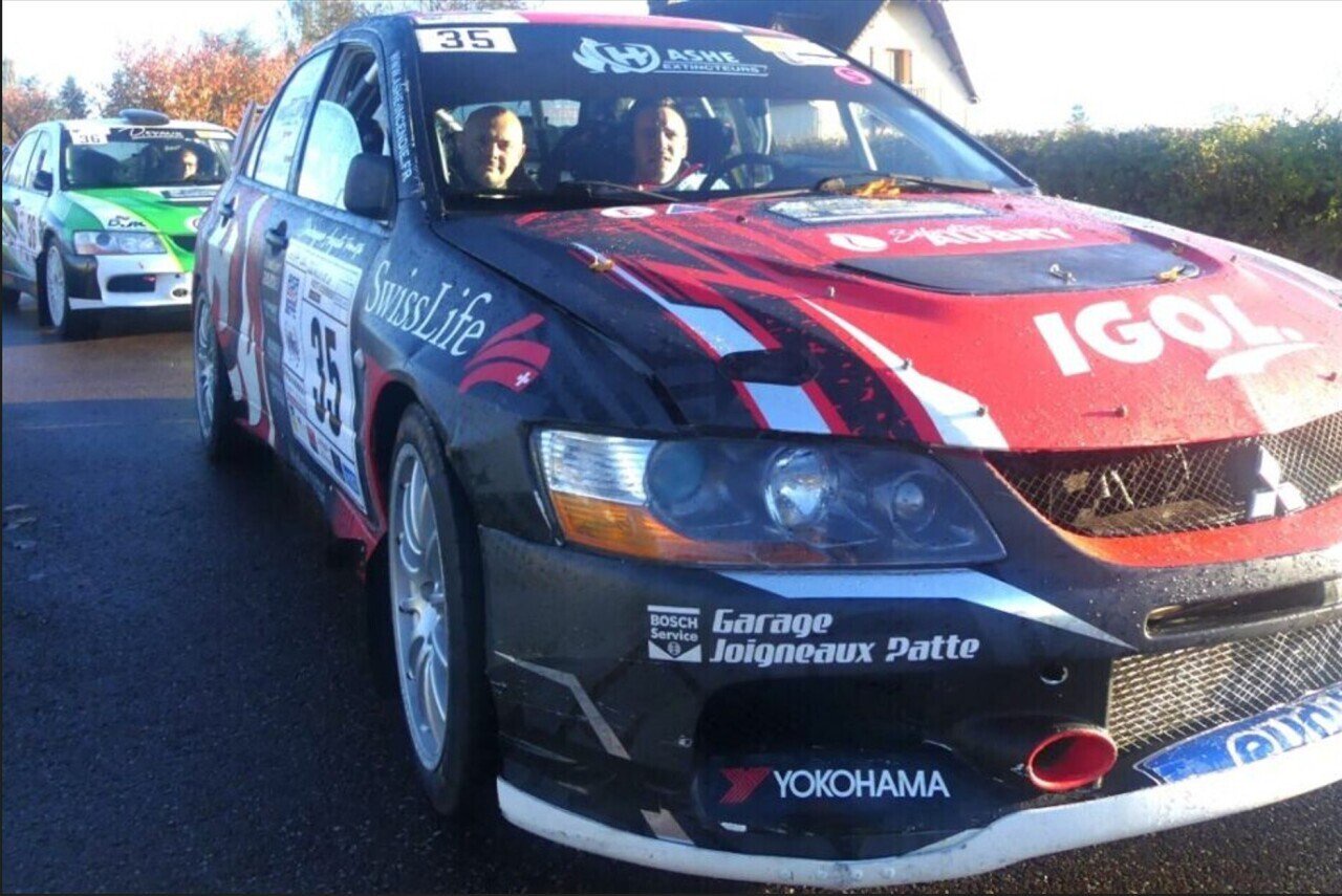 Antoine Margély est le vainqueur des trois dernières éditions du Rallye Porte Normande à Gournay-en-Bray
