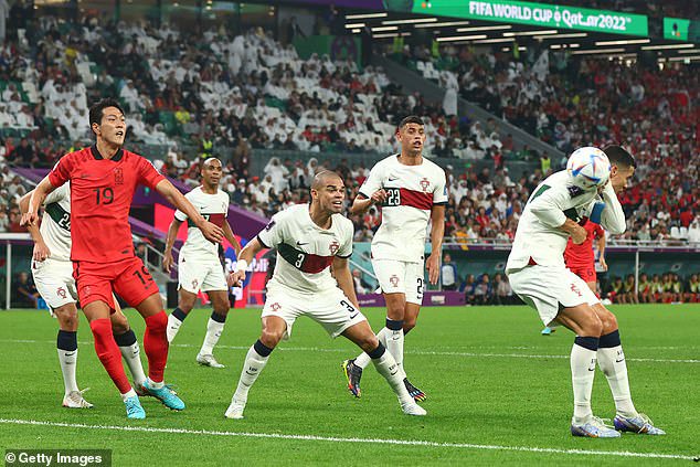 Cristiano Ronaldo blamed for his costly error leading to South Korea's equaliser against Portugal as they suffered 2-1 defeat (Photos)