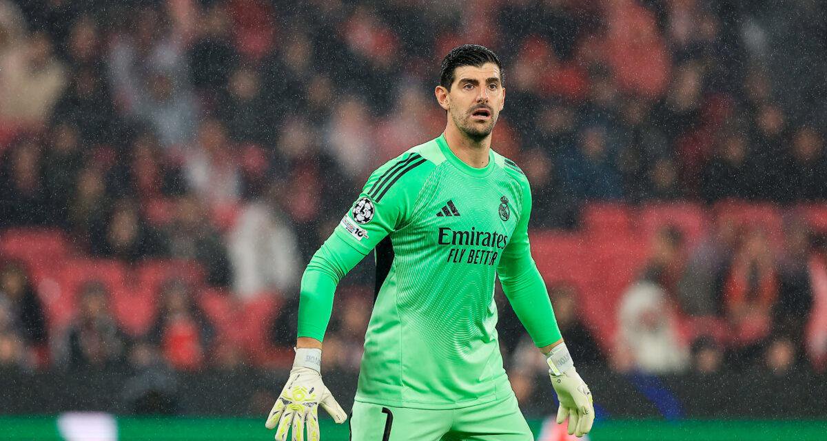 Thibaut Courtois avec le Real Madrid