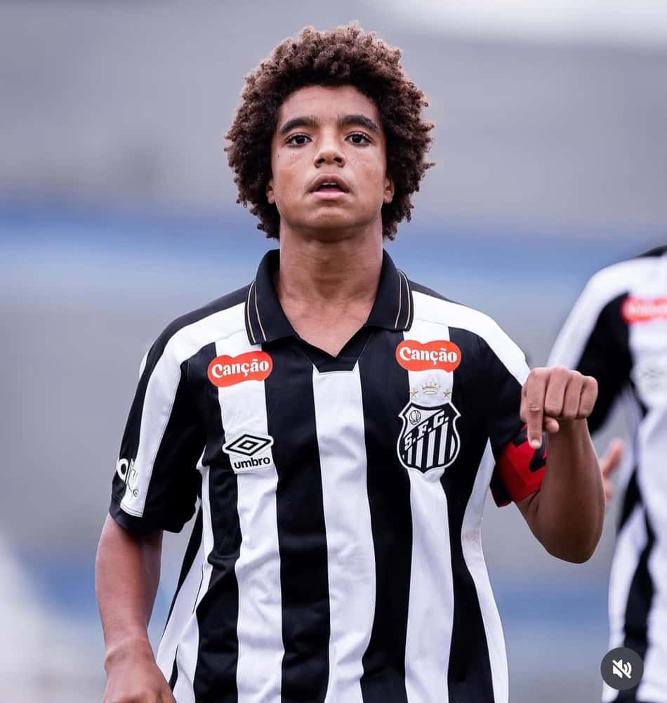 Kauan Basile joia do Santos (Foto: Reprodução)