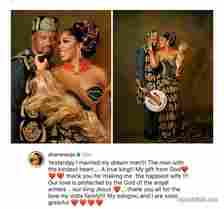 Sharon Ooja Celebrates Her Husband Ugo Nwoke As They Tie The Knot Traditionally