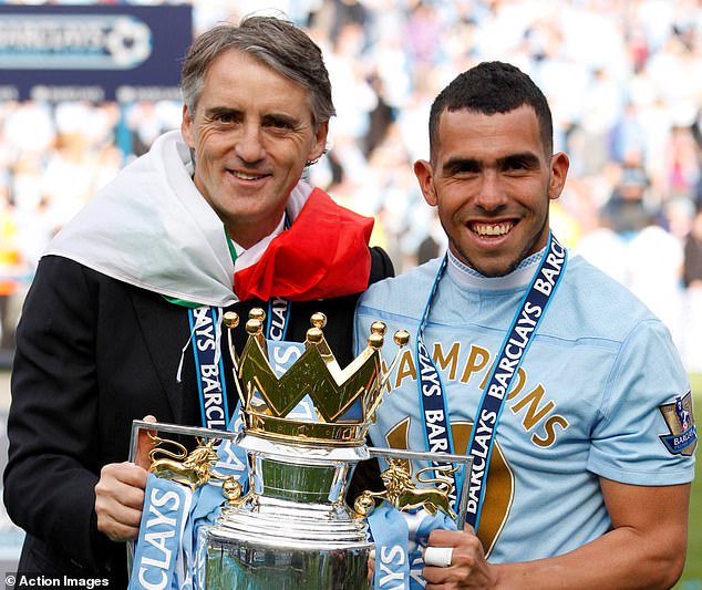 Tevez would leave United for arch rivals Manchester City in 2009 and win another league title