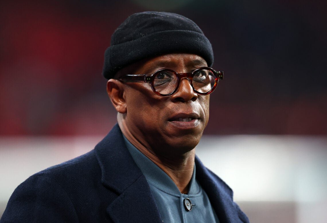 Ian Wright during the international friendly match between England and Uruguay at Wembley Stadium.
