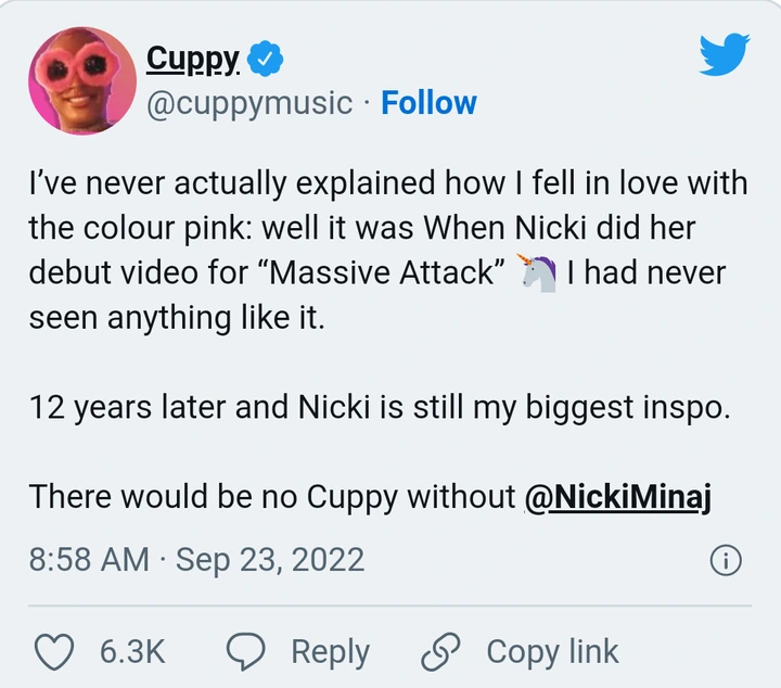 Check Out Why DJ Cuppy Said She Would Be Nobody Without American Rapper, Nicki Minaj